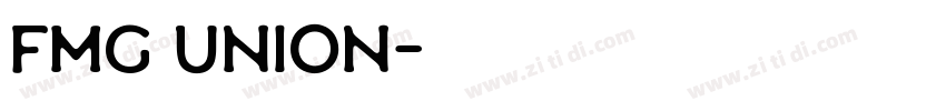 FMG Union字体转换